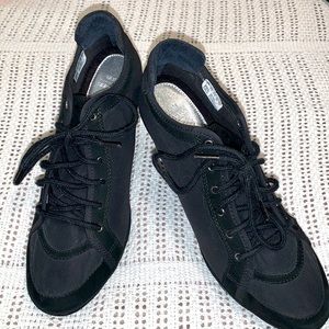 Adidas Slvr Black Wedge Sneakers